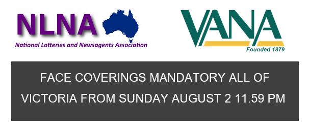 FACE COVERINGS MANDATORY ALL OF VICTORIA FROM SUNDAY AUGUST 2 11.59 PM