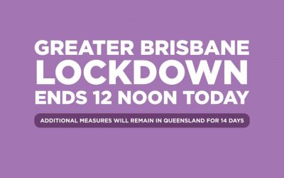 BREAKING NEWS: BRISBANE OUT OF LOCKDOWN