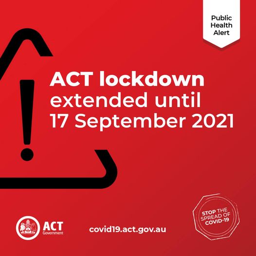 NLNA Covid-19 Update: ACT lockdown extended a further two weeks