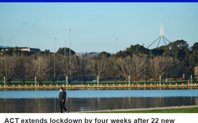 BREAKING: ACT extends lockdown by four weeks