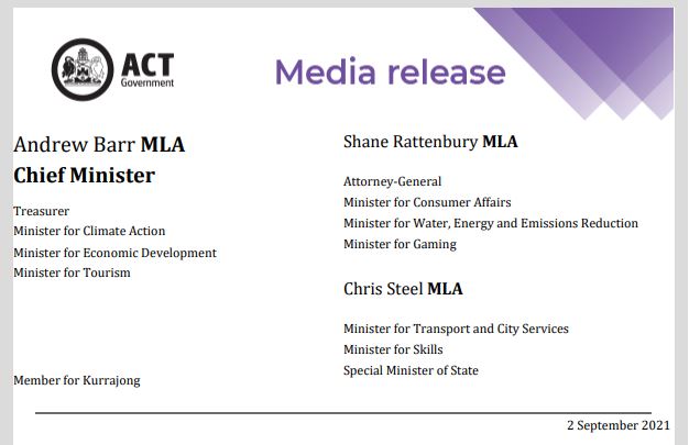 NLNA Covid-19 Update: ACT Commercial Tenancy Relief