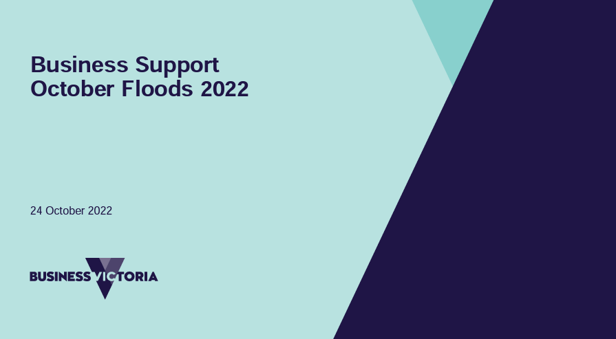 DJPR Victorian Flood Emergency – Roundtable Slides